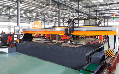 CNC Plasma Bevel Cutting Machine - Welded Structure with High Accuracy | Automatic Bevel Rotator, Hypertherm EDGE Pro Control, Fastcam Bevel Software