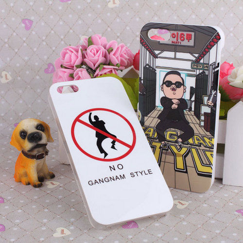 Cool Gang Nam Style Pattern Plastic Case For iPhone 5