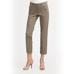 REDValentino Cotton Gabardine Pants With Darts Detail  Pants for Women   REDValentino EStore