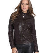 Short Ladies Leather Jackets