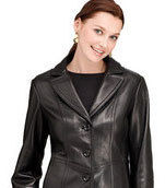 leather sports jacket