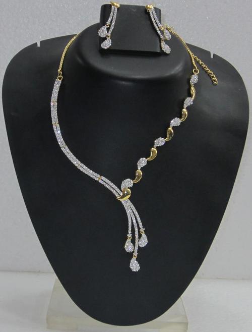 American Diamond Necklace at Best Price in Delhi, Delhi | Laxmi ...