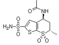 (4S)-4-Acetamide-5,6-Dihydro-6-Methyl-2-Sulfonamide-Thio[2,3-B]Thiopyran7,7Dioxide