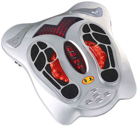 Foot Massager - High Intensity ABS Material, Modern Lightweight Design | Reflexology, Meridian Therapy, Adjustable Electromagnetic Wave Intensity, 90-Minute Auto Timer