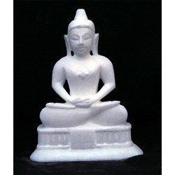 Silver Buddha Statue