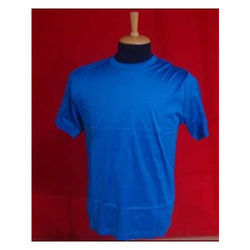 Men'S Blue Plain T-Shirts
