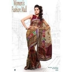 Brasso Net Saree - Premium Quality Fabric, Various Colors and Designs | High Durability and Dimensional Stability