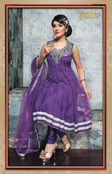 Net Anarkali Suit