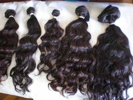 Tangle Free Natural Color Brazilian Vintage Wavy Hair Application: Profesional