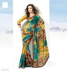 Parsi Work Printed Sarees