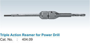 Triple Action Reamer for Power Drill