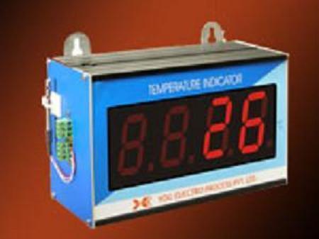 Large Display Indicator - Seven Segment LED 3.5 Digit 2" Size | Input for 'K', 'J', 'RTD', Operating Temperature 0°C to 50°C, ±0.5% FSD Accuracy