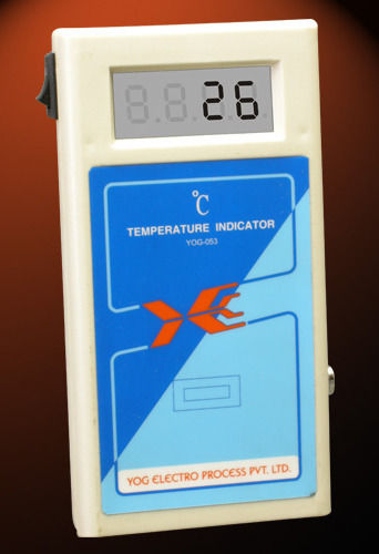 Portable Temperature Indicator - High Grade Material, 3.5 Digit 7 Segment LCD Display, ±0.5% Accuracy, 9V Battery Operated | Thermocouple & RTD Input Compatibility