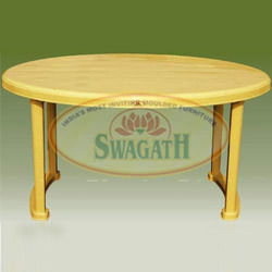 Plastic Oval Dining Table