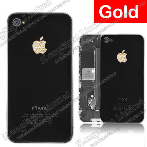 Diamond Housing Back Cover Replacement for iPhone 4S