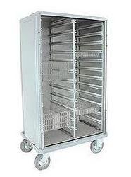 Food Transport Trolley - Durable Stainless Steel, Ergonomic Design, Easy Mobility