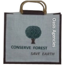 Designer Print Jute Promotional Bag