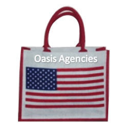 Flag Jute Promotional Bag