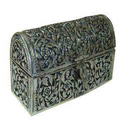 Oxidized Silver Jewelery Box