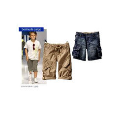 Kids Cotton Bermuda Shorts