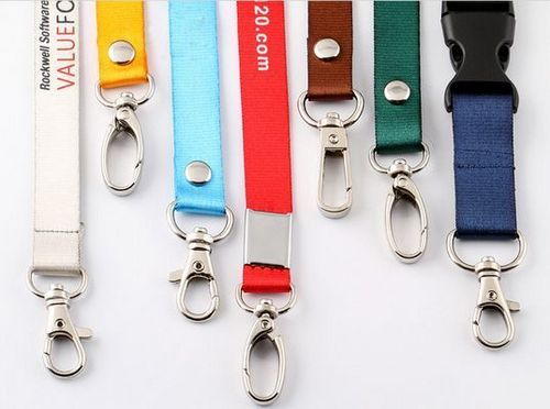 Neck Lanyard - High Density Nylon, 45CM Length with Custom Size Options | Stainless Steel Hook, Safety Buckle, Custom Logo Printing