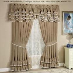 Scalloped Curtains