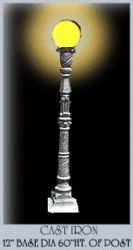 Cast Iron Lamp Post - Superior Quality Cast Iron, Durable Design for Long-lasting Use