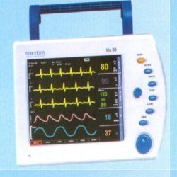 Multipara Monitor - 10.4" Color TFT Display | Configurable 5 Channel Waveform, 24-Hour Trend Monitoring, Drug Calculation, External Printing & VGA Connectivity