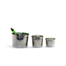 Steel Contemporary Ice Bucket