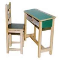 Wooden School Desk