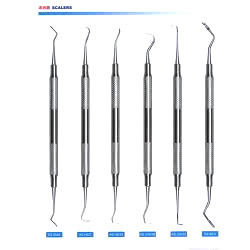 Dental Scalers - Stainless Steel Fabrication, Hygienic Design for Effective Performance in Dental Surgery and Treatments