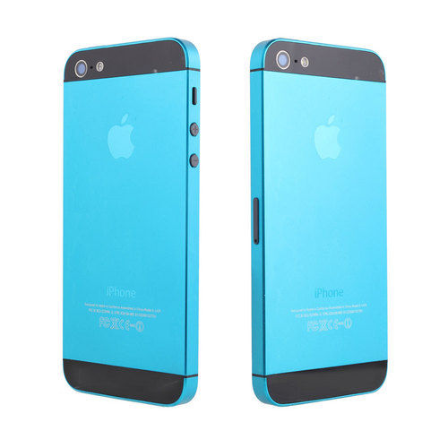 Color Electroplating Colored Metal Alloy Full Housing Back Cover For Iphone 5