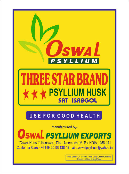 Oswal 3 Star Brand Psyllium Seeds