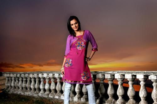 Perky Pink Cotton Tunics