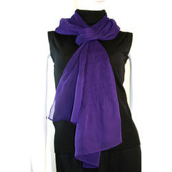 Chiffon Purple Scarves