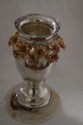 Silver Flower Vase