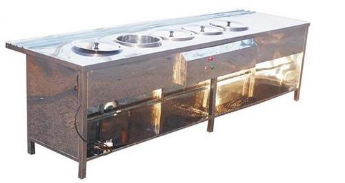 Stainless Steel Bain Marie Counter