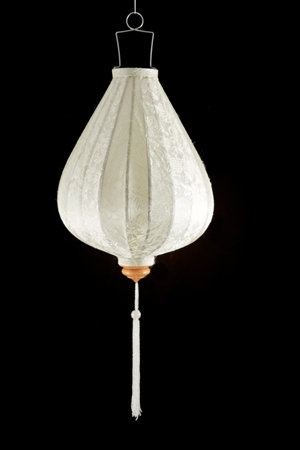 Spiral Silk Lantern By Viet Anh Lamp & Lanterns
