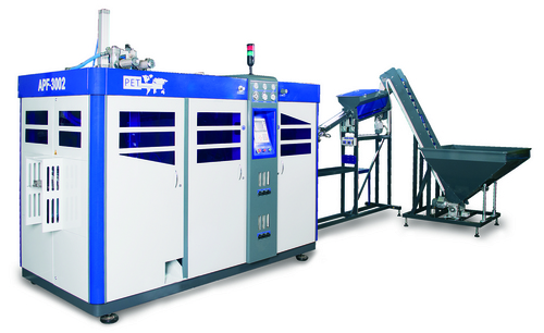 Stretch Blow Molding Machine - 3000 BPH Productivity, CE Compliant | Advanced PLC System, Air Recovery, Servo Drive, High-Performance Molds Cooling