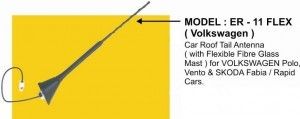 Volkswagen And Skoda Cars Antenna (er-11 Flex)