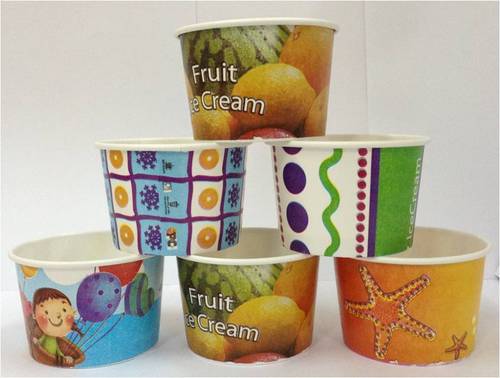 Disposable Ice Cream Paper Cup 3.5oz (115ml)