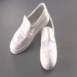 Cleanroom Shoes - PVC Material, Lightweight White Color | ESD 2020 Compliant, Antistatic Design, Various Sizes Available