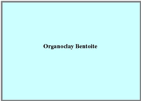 Organoclay Bentoite