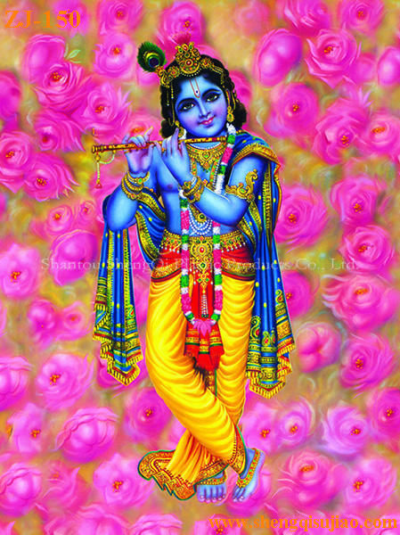 hindu god krishna wallpaper 3d