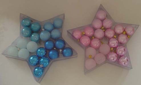 5cm Balls In Star Shape PVC Box