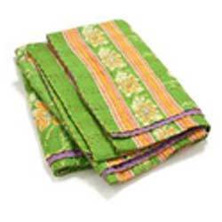 Floral Kantha Quilt