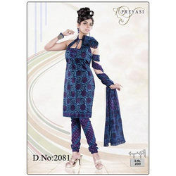 Cotton Printed Churidar Kameez