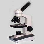 Monocular Microscope - 45-Degree Inclined Rotatable Head, Rack and Pinion Coarse Motion With Built-In Halogen Illumination