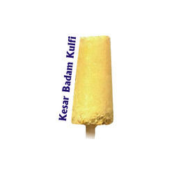 Kesar Badam Kulfi Ice Cream - Pure Milk & Almond Nut Blend | Rich Taste, Fresh Aroma, High Purity