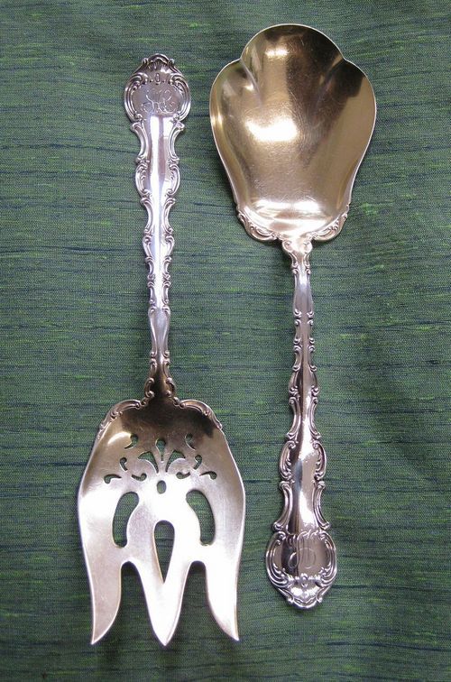 Silver Salad Set